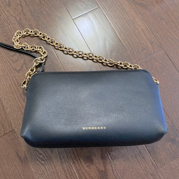 Black Burberry Studded Shoulder Bag - Picture 1 of 2